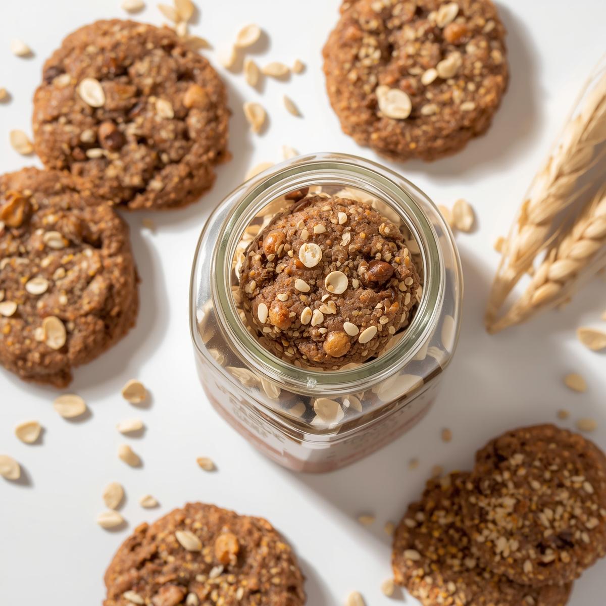 Navagrain-jar-cookies-momsmillet Navagrain-cookies