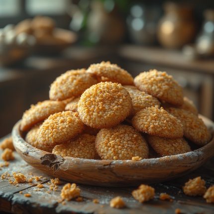 Palm Sugar Millet cookies